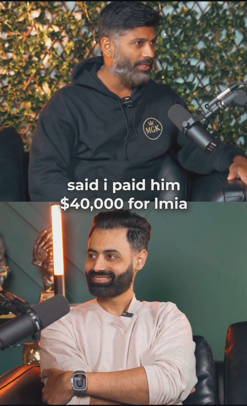 Instagram Reel cover — $40,000 for LMIA podcast split-screen by MarketingGuyKanav